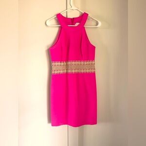 Lilly Pulitzer size 4 Pink with gold detail dress